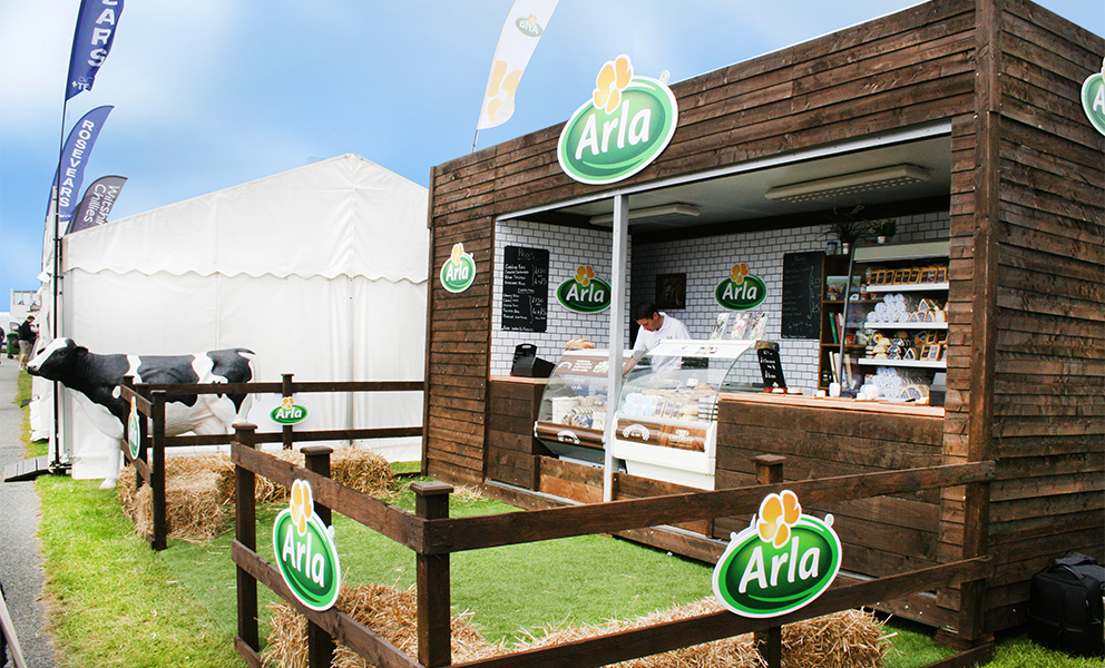 Arla exhibition stand real