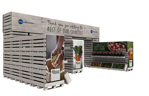 Co-op exhibition stand render