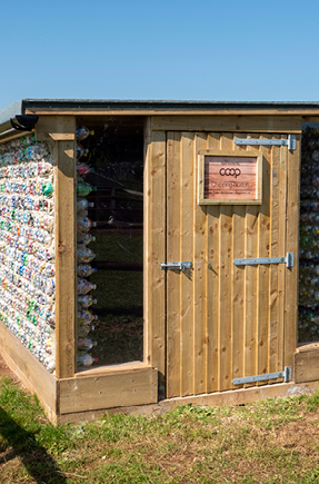 Ecobrick shed