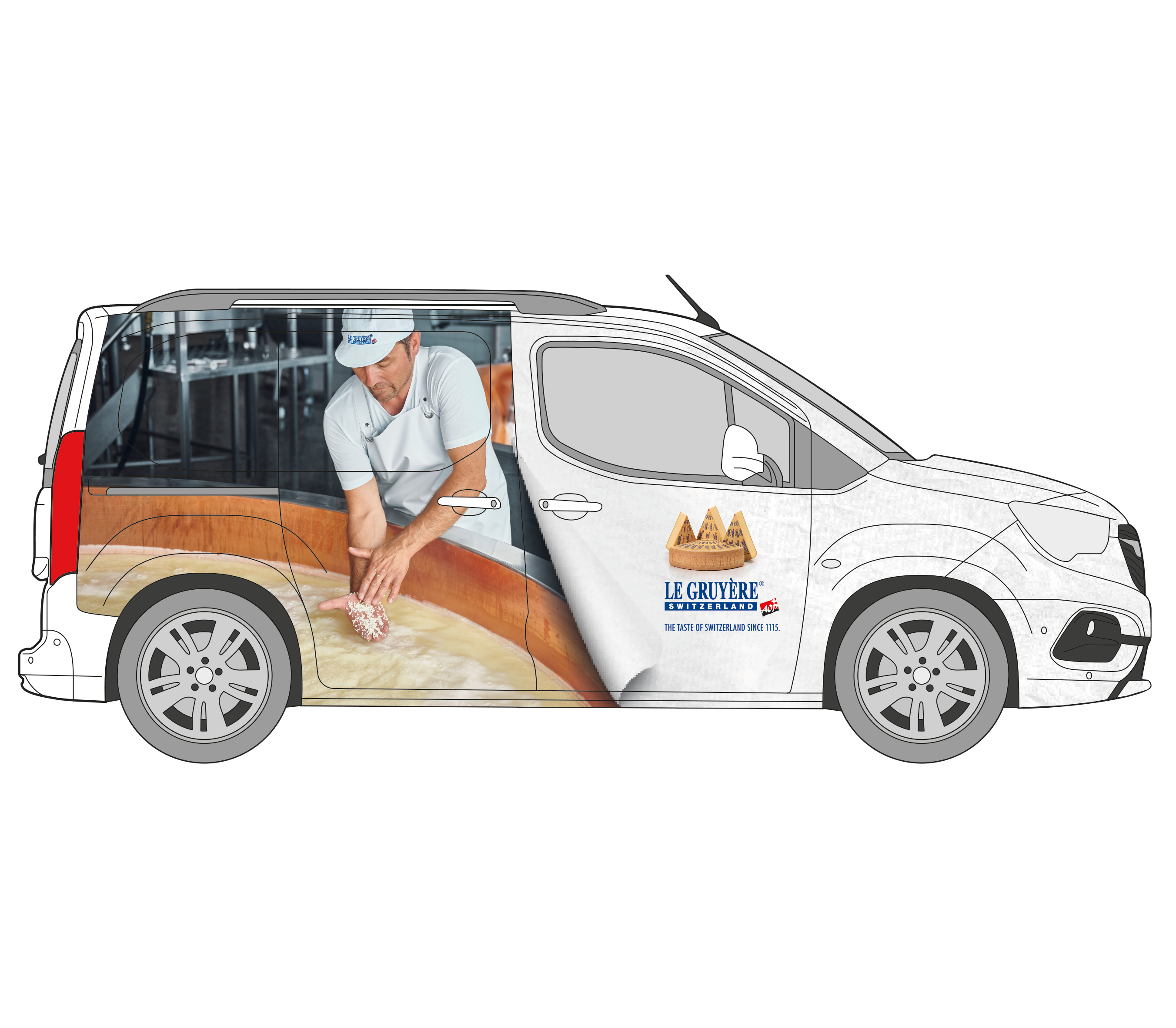 Le Gruyere Van Wrap Design Chefs Mobile Solution